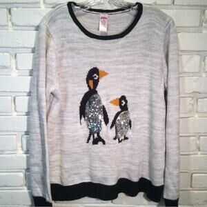 Ugly Christmas Sweater Penguin themed XL